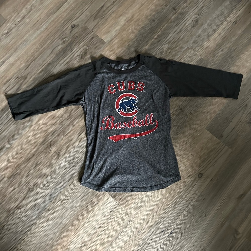 Chicago Cubs 3/4 Sleeve Baseball Tee